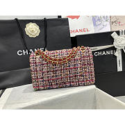 Chanel Colourful Tweed Classic Flap Bag 25cm - 4