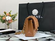 Chanel Medium Flap Bag Carmel Gold Lambskin 25cm - 2