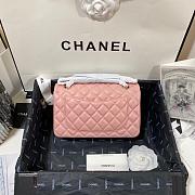 Chanel Flap Bag Light Pink Lambskin Gold 23cm - 6