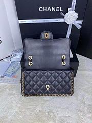 Chanel Flap Bag Black 23x14x7cm - 3