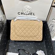 Chanel Jumbo Flap Bag Beige Caviar Silver 30cm - 5