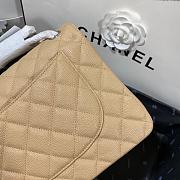 Chanel Jumbo Flap Bag Beige Caviar Silver 30cm - 4