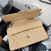 Chanel Jumbo Flap Bag Beige Caviar Silver 30cm - 2