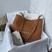 Chanel 22 Small Handbag Shearling 35x37x7cm - 1