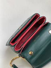 Bvlgari Serpenti Reverse Top Handle Green 20x14x10cm - 5