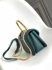 Bvlgari Serpenti Reverse Top Handle Green 20x14x10cm - 2