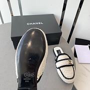 Chanel White Flats - 5