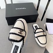 Chanel White Flats - 4