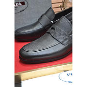 Prada Saffiano Leather Loafers Black - 2