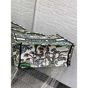 Dior Medium Book Tote White Multicolor Étoile 36 x 27.5 x 16.5 cm - 5