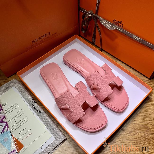 Hermes Oran Pink Slide 02 - 1