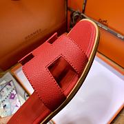 Hermes Oran Red Slides - 4