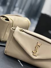 YSL Calypso Bag In Lambskin Beige 26x14x7xcm - 2