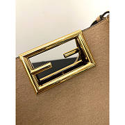 Fendi Beige Flannel Small Way Bag 20x9x17cm - 2