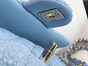 Chanel Small Flap Bag Blue 20cm - 2
