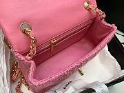 Chanel Small Flap Bag Pink 20cm - 3
