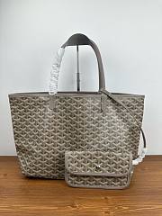 Goyard Saint Louis PM Tote Bag Greige Khaki 47x27x16cm - 4