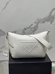 Prada Leather Bag With Shoulder Strap White 26x23x11cm - 1