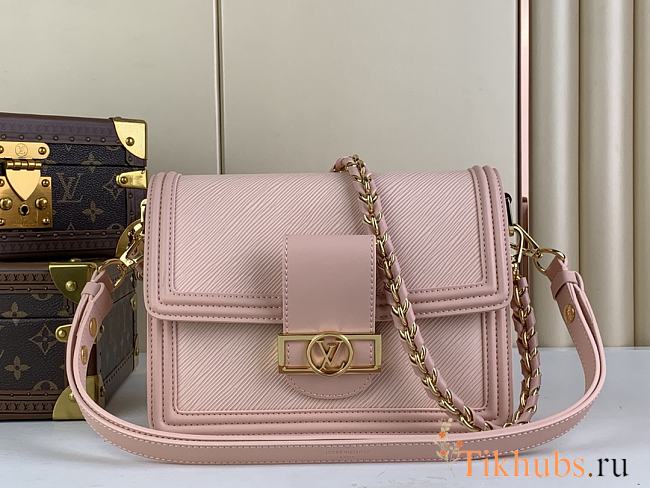 Louis Vuitton LV Dauphine MM Bag Pink 25 x 17 x 10.5 cm - 1