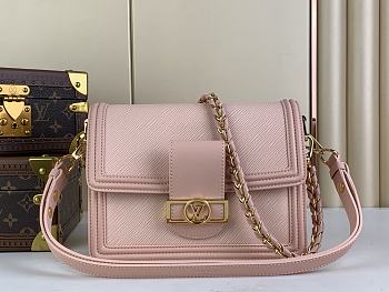 Louis Vuitton LV Dauphine MM Bag Pink 25 x 17 x 10.5 cm