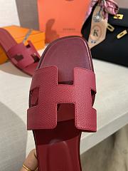 Hermes Oran Rose Magenta Slide - 4