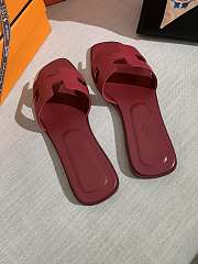 Hermes Oran Rose Magenta Slide - 3