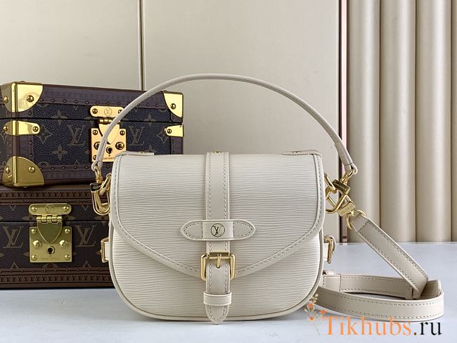 Louis Vuitton LV Saumur BB Epi Safran White 20 x 16 x 7.5 cm - 1