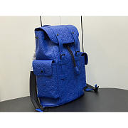 Louis Vuitton LV Christopher MM Backpack Racing Blue 38x44x21cm - 3