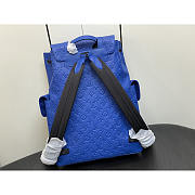 Louis Vuitton LV Christopher MM Backpack Racing Blue 38x44x21cm - 2