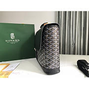 Goyard Citadin Messenger Briefcase Coated Canvas Black 38x26x8cm - 4