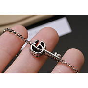 Gucci Double G Key Bracelet Silver - 4