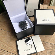 Gucci Swiss Quartz Stainless Steel Watch For Men Black - 4