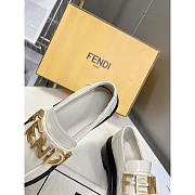 Fendi New Thick-Soled Martin Boots White - 6