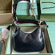 Gucci Attache Small Shoulder Bag Black Crystal Canvas 23x22x5cm - 1