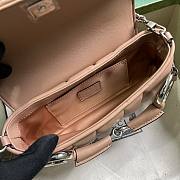 Gucci Horsebit Chain Small Shoulder Bag Rose Beige 27x11.5x5cm - 4