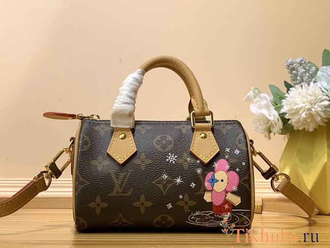 Louis Vuitton LV Nano Speedy Monogram Pink 16 x 10 x 7.5 cm - 1