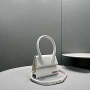 Jacquemus Le Chiquito Moyen White Bag 18x13.5cm - 3
