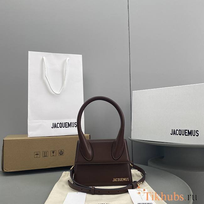 Jacquemus Le Chiquito Moyen Brown Bag 18x13.5cm - 1