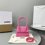 Jacquemus Le Chiquito Moyen Pink Bag 18x13.5cm - 1
