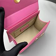Jacquemus Le Chiquito Moyen Pink Bag 18x13.5cm - 3