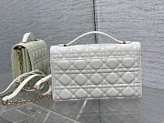 Dior Miss Dior Top Handle Bag White Cannage Lambskin 24 x 14 x 7.5 cm - 2