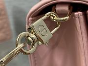 Dior Miss Dior Top Handle Bag Pink Cannage Lambskin 24 x 14 x 7.5 cm - 6