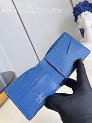 Louis Vuitton LV Multiple Taiga Black Blue 11.5 x 9 x 1.5 cm - 6