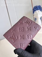 Louis Vuitton LV Victorine Wallet Red Wine 12x9.5x2.5cm - 2