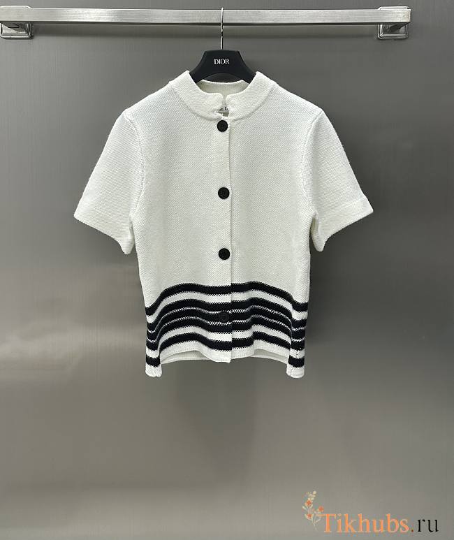 Dior Short-Sleeved White Jacket - 1