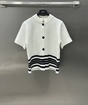 Dior Short-Sleeved White Jacket - 1