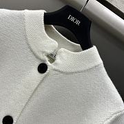 Dior Short-Sleeved White Jacket - 3