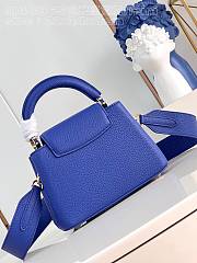 Louis Vuitton Mini LV Capucines Blue 21cm - 6