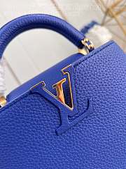 Louis Vuitton Mini LV Capucines Blue 21cm - 3