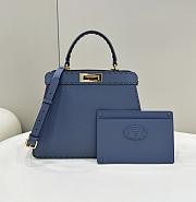 Fendi Peekaboo ISeeU Medium Blue 33×12×25cm - 1